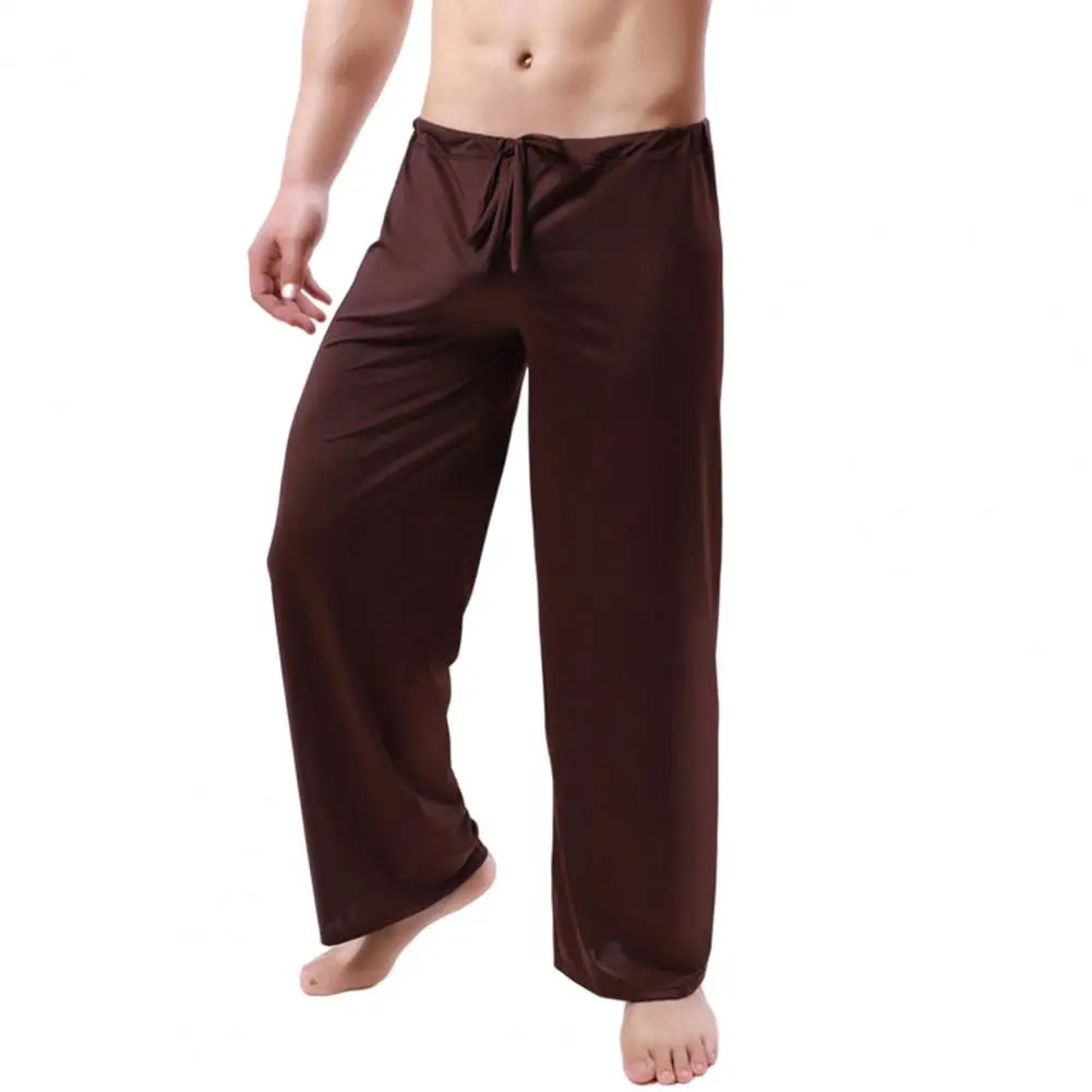 Men Sweatpants Trendy Soft Pajama Pants For Men Quick Dry Straight Full Length Men Gym Pants Men Clothing