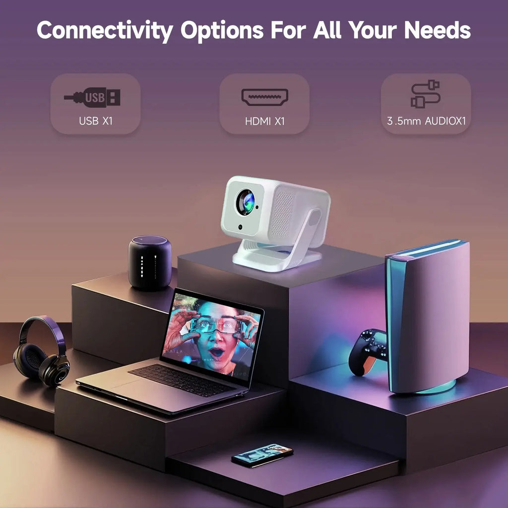 Magcubic HY310X 4K HD Portable Projector 1920×1080P 420 ANSI Android 11 with BT5.4 & 5W HiFi Speaker - trendingshoping.com