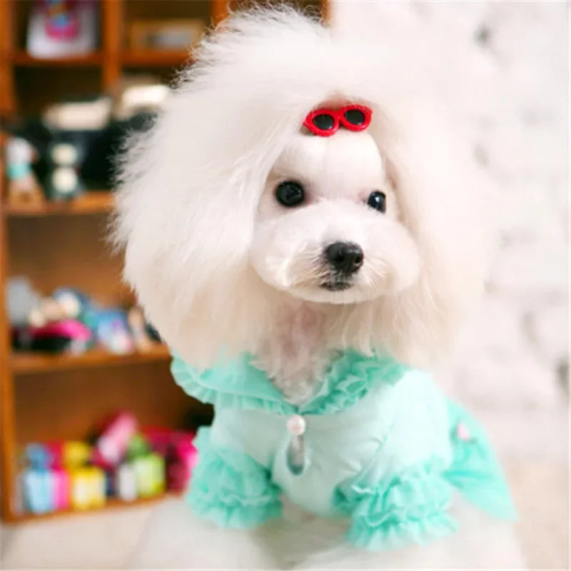 2 Piece Pet Hair Accessories Bows Clips for Puppy Dogs Cats