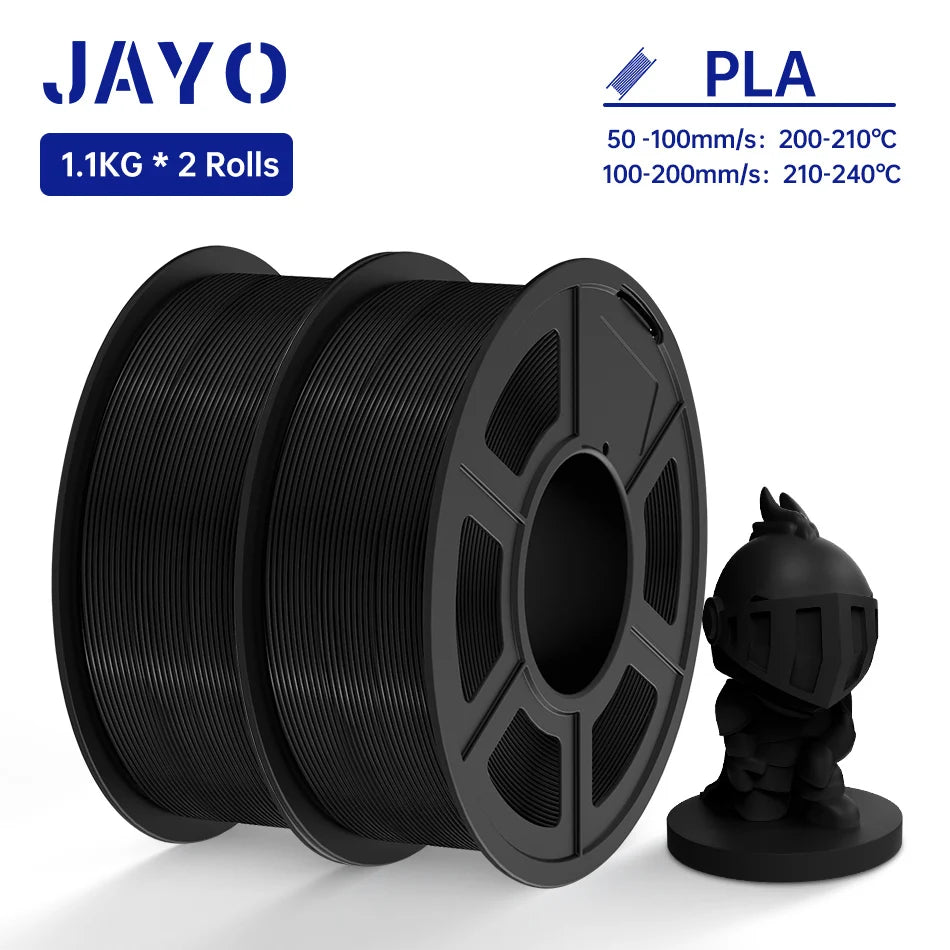 JAYO PETG/PLA/SILK/PLA Meta/PLA+/ABS 2Rolls 3D Printing Filament 1.75MM Children Creative Model Material For 3D Pen Filament - trendingshoping.com