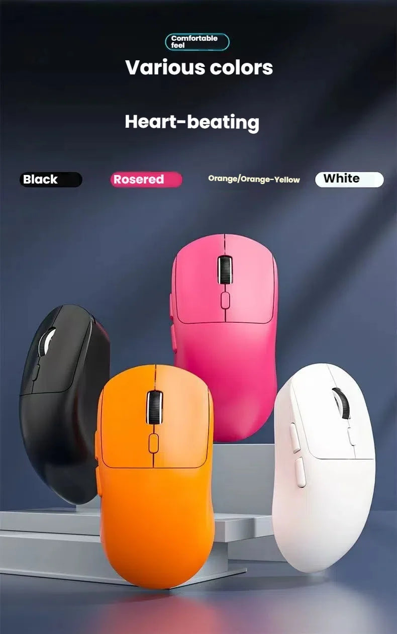 New M348 Wireless Bluetooth Gaming Mouse 6400DPI Lightweight Long Battery Life 2.4GHz Wireless Receiver