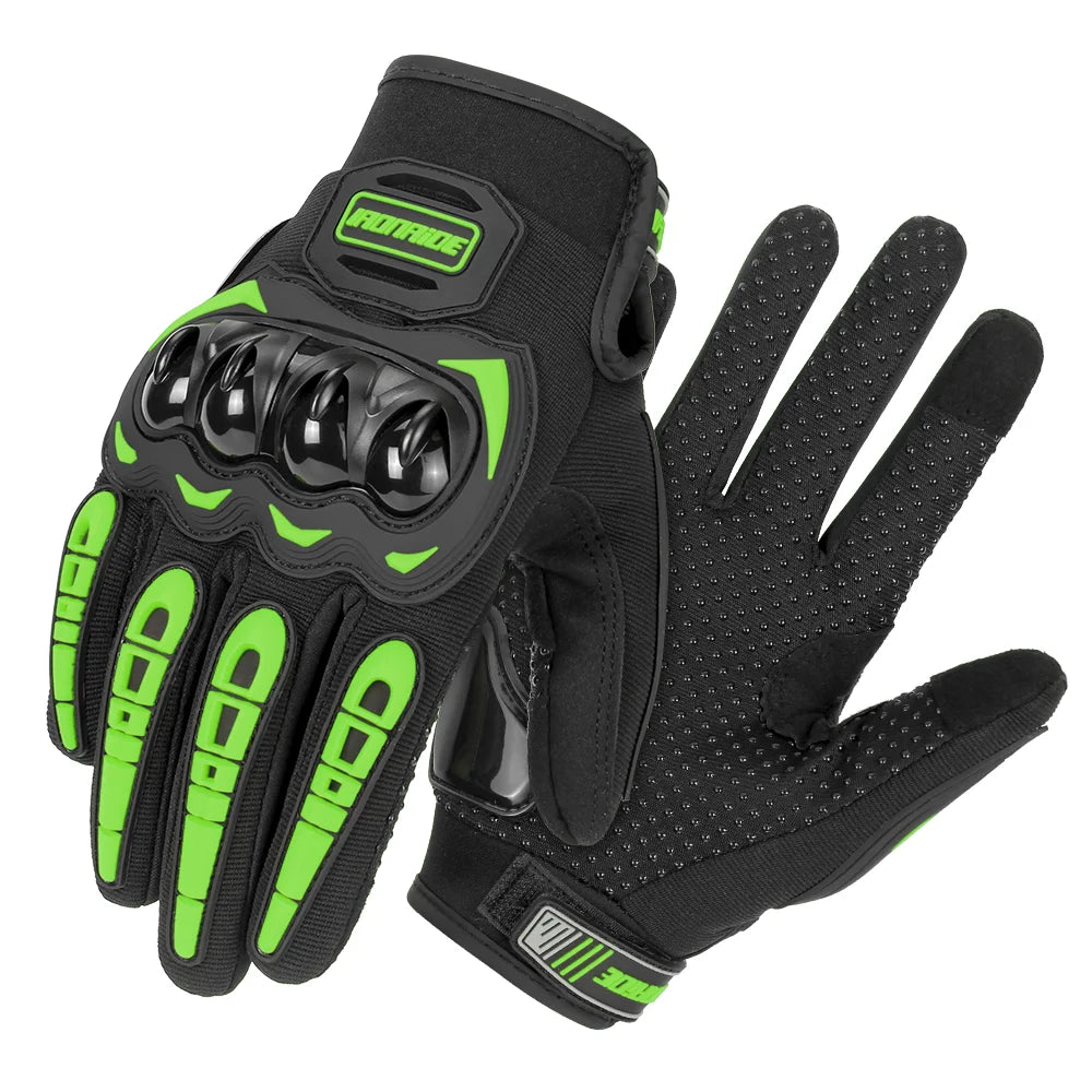 Motorcycle Riding Gloves Full Finger Touch Screen Waterproof Summer Gloves