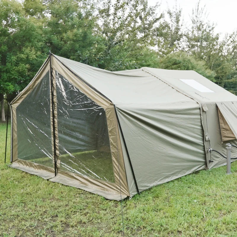 Inflatable Camping Air Tent Portable Outdoor Fabric Large High Quality House Tent 8 Point 2 Square Meters