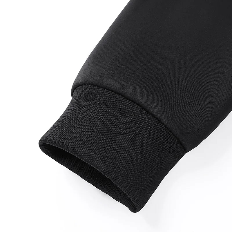 Mens Winter Tech Fleece Tracksuit Set Warm Hooded Sweatshirt and Pants Two Piece