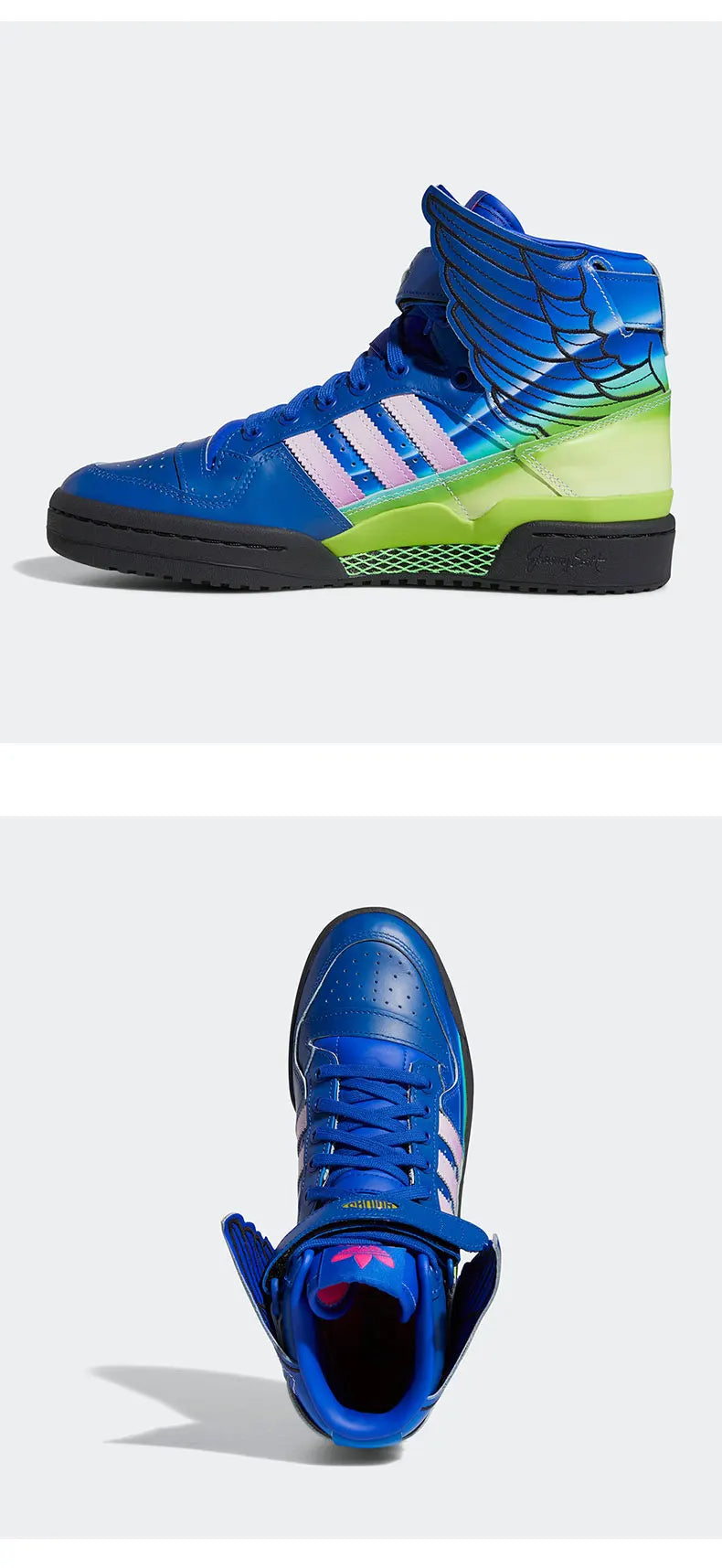 Jeremy Scott x Adidas Forum Hi Wings 4.0 - Motorsport Gradient Edition - GY4421 - Limited Release