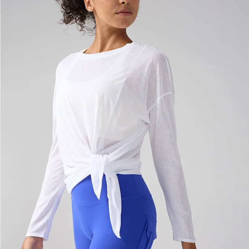 Women’s Fitness Sports T-Shirt Loose Short Sleeve Quick Dry Gym Running Top Summer Wear