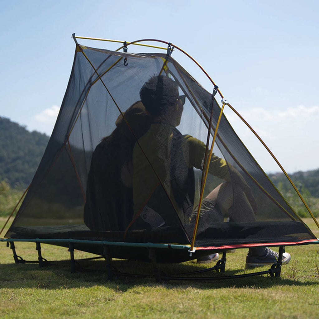 1 Person Camping Tent For Cot Lightweight Resistant Outdoor Backpacking Traveling Tent