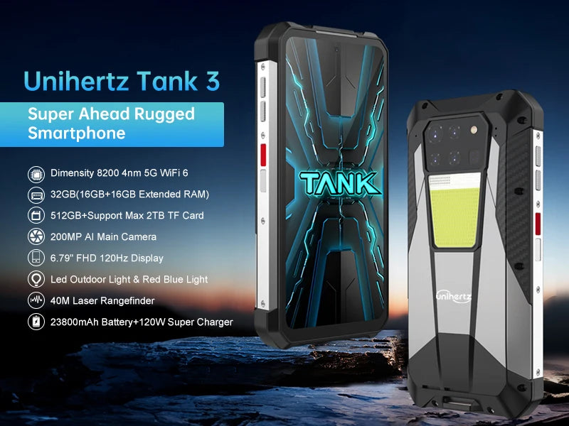 Unihertz Tank 3 8849 Projector Smartphone Review - trendingshoping.com
