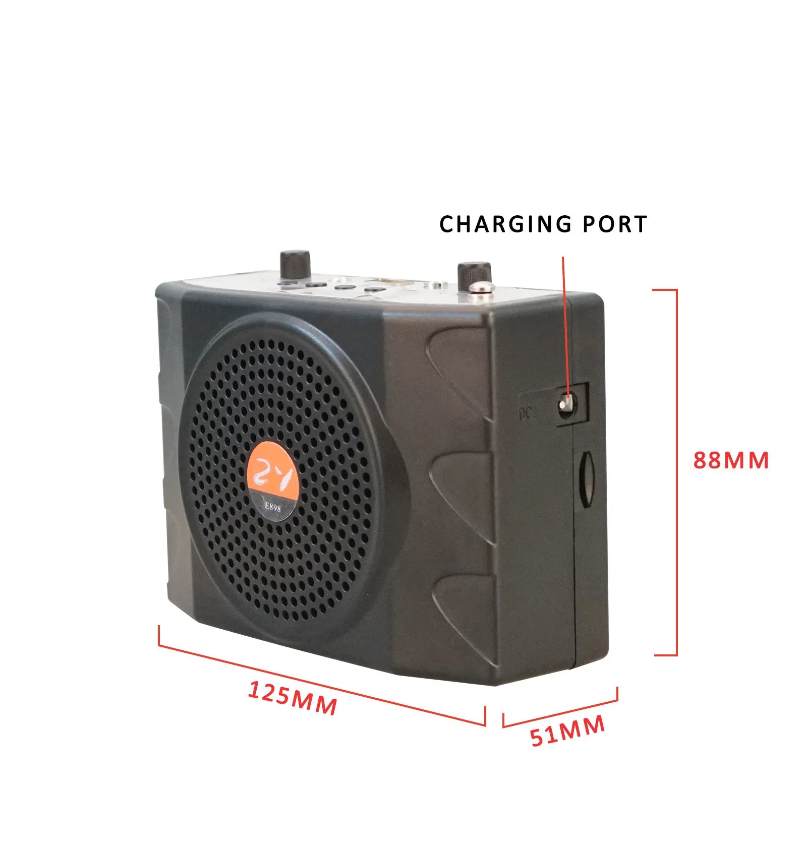 Speaker for Teachers Loudspeaker Microphone Portable Voice Amplifier Mini Wired Audio Natural Stereo Sound Speech