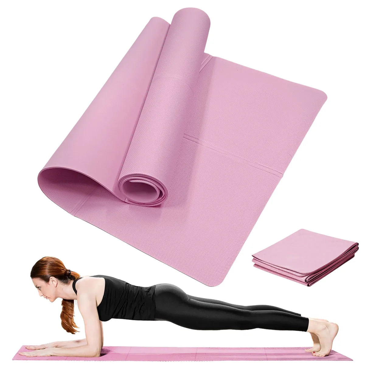 EVA Yoga Mat 4mm Thick Anti Slip Fitness Exercise Mat for Yoga and Pilates