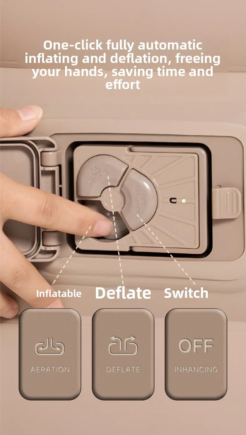 Outdoor Camping Inflatable Sofa Portable Folding Air Mattress For Hiking Tent Home Use