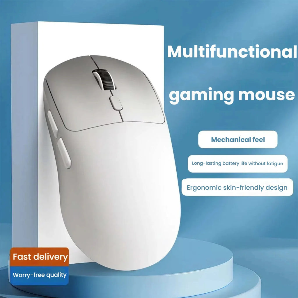 New M348 Wireless Bluetooth Gaming Mouse 6400DPI Lightweight Long Battery Life 2.4GHz Wireless Receiver