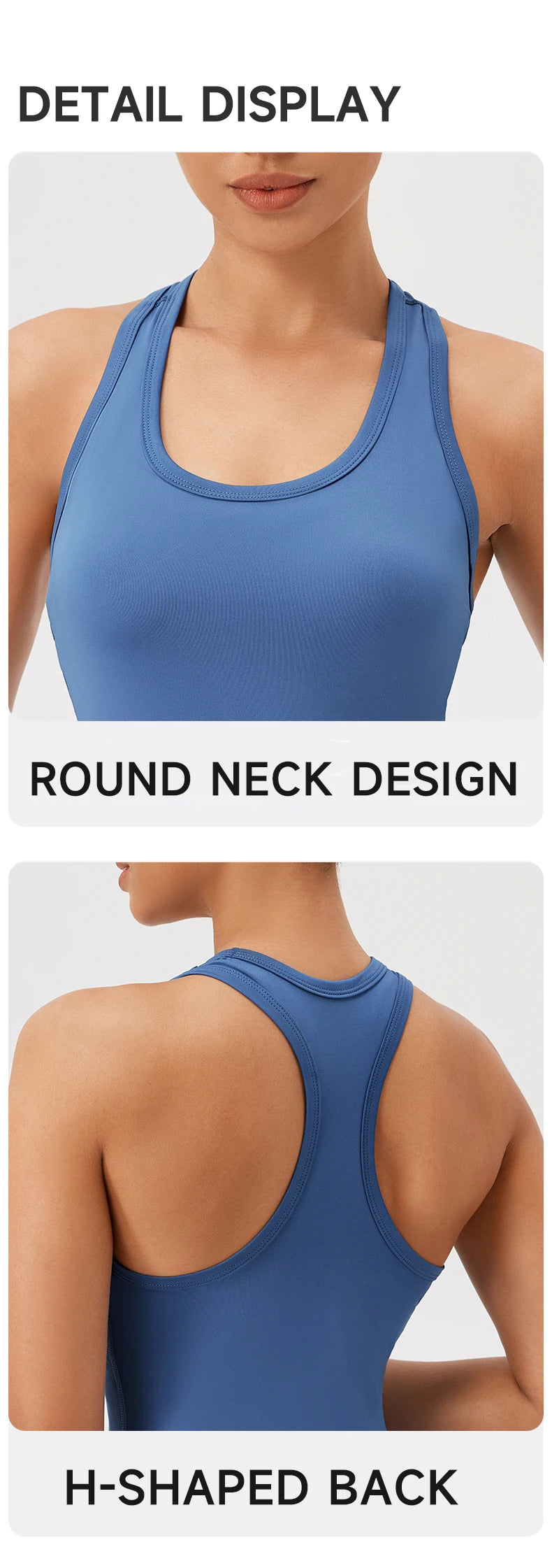 Women’s Sleeveless Yoga Tank Top - Breathable Gym Sport Shirt for Running