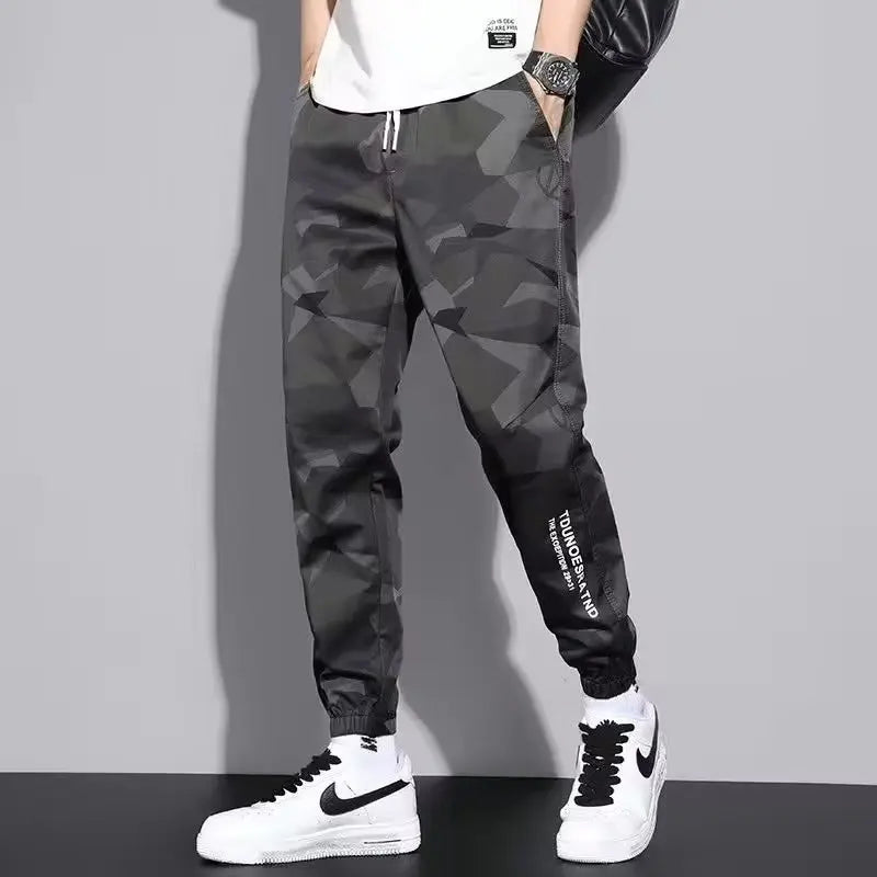 Men’s Multi-Pocket Cargo Joggers - Loose Fit Spring/Summer Tactical Pants