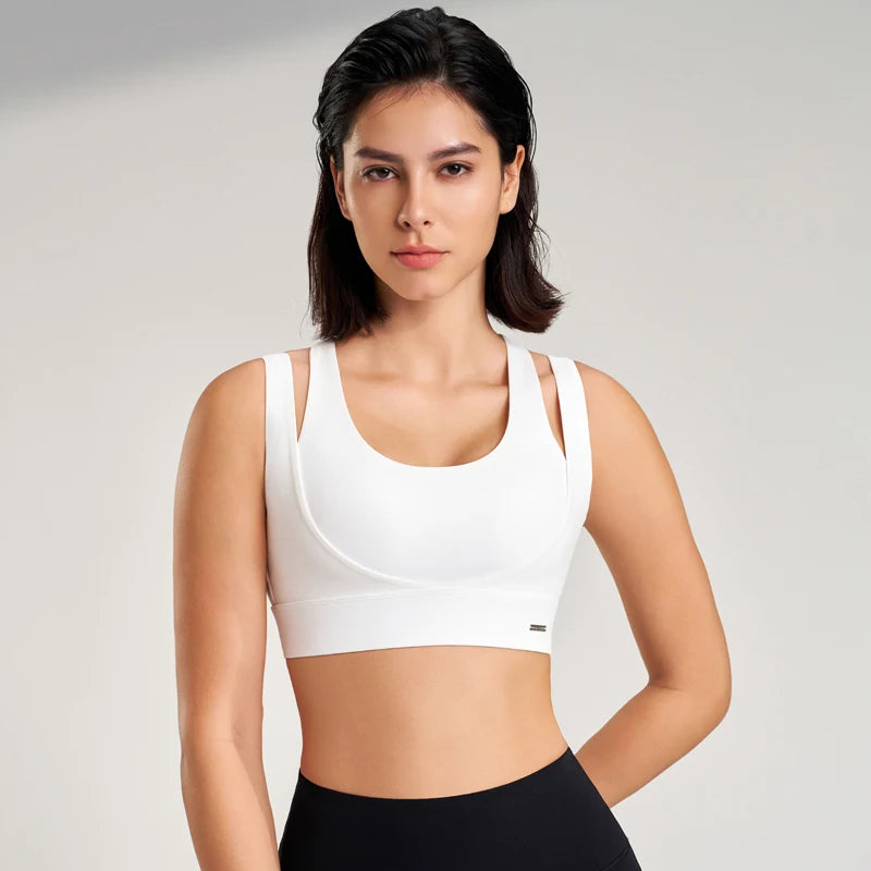 Women’s Sports Top Gym Tank Supportive Sports Bra High Elasticity Fitness Crop Top