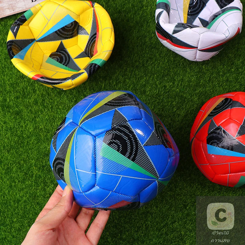 HUA Size 2 Mini Soccer Ball - Wear-Resistant Skills Training Ball for Kids & Adults