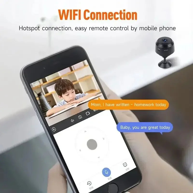 Smart Home Safety Wireless Security A9 HD Wifi Monitor Surveillance Cameras with Sensor Camcorder Web Video for Remote Access