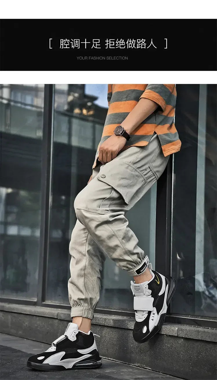 2025 Air Cushion Basketball Sneakers | Breathable Men & Women Outdoor Training Shoes