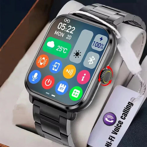 1.83'' Smart Watch for Android & iOS – HD Display, Bluetooth Call, Message Alerts, Music, Sports Modes for Men & Women Gift - trendingshoping.com