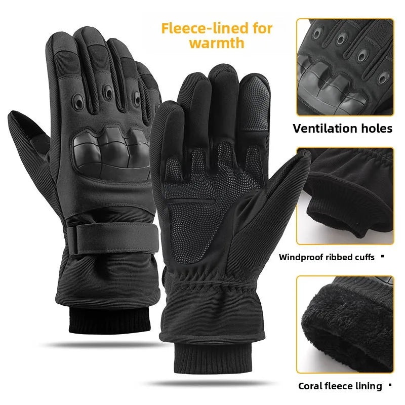 Motorcycle Gloves Men Windproof Warm Touch Screen Riding Motocross Gloves