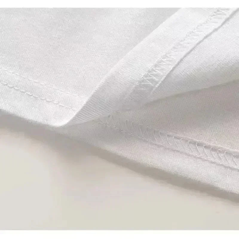 Men & Women Cotton T-Shirt – Short Sleeve Casual Tees, Luxury Hip Hop Streetwear Top, S-4XL