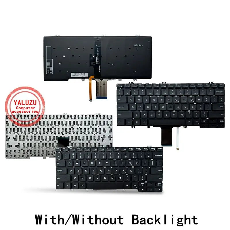 US English NEW Laptop Keyboard For Dell Latitude 3300 5200 5300 7200 3301 7290 5310 7301 7300 E7300 E5300 5300 2-in-1 P97G - trendingshoping.com