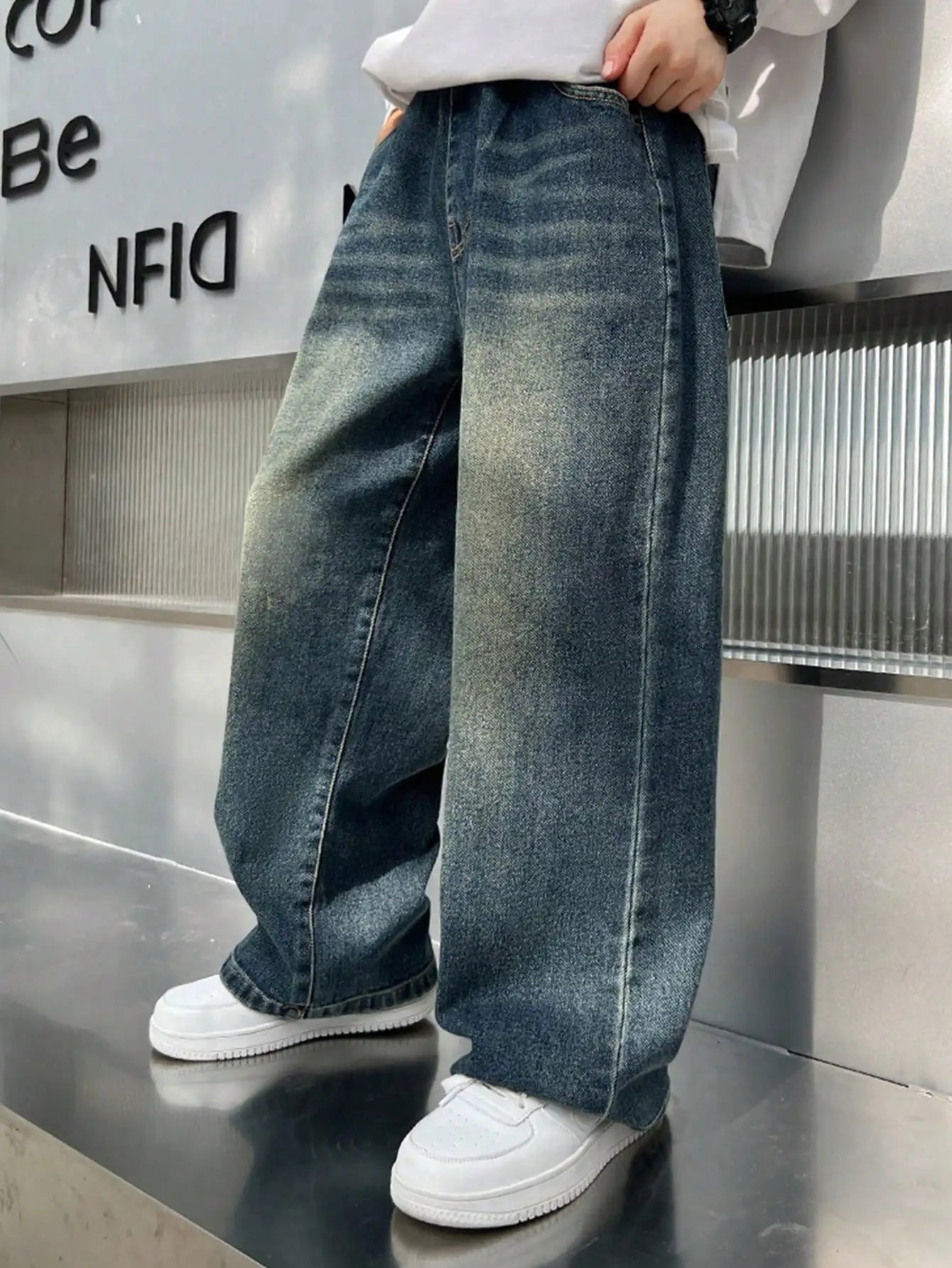 Men's Spring and Autumn Casual Fashion Versatile Jeans