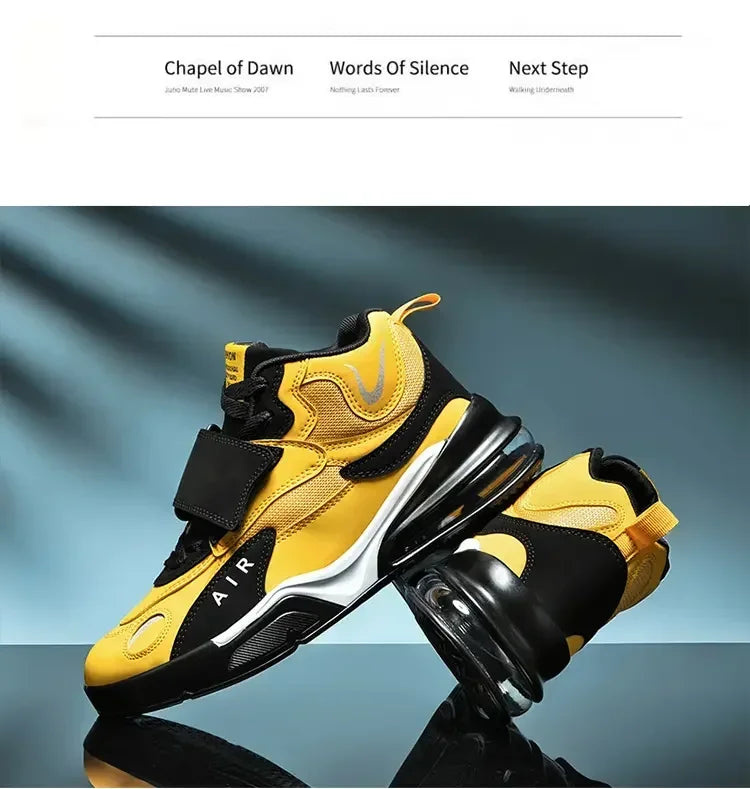 2025 Air Cushion Basketball Sneakers | Breathable Men & Women Outdoor Training Shoes