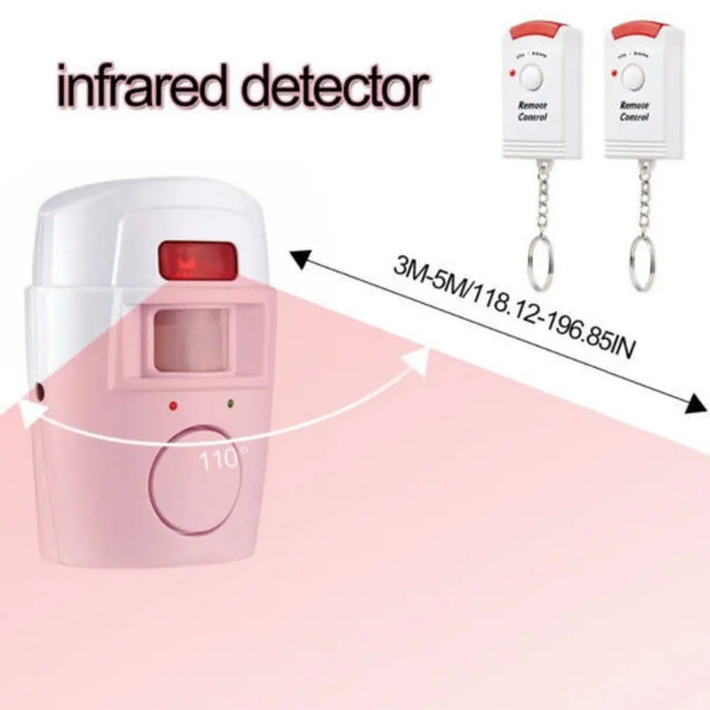 Smart Wireless Home Security Alarm System With Infrared Motion Sensor Two Remote Controls Anti Theft Alert
