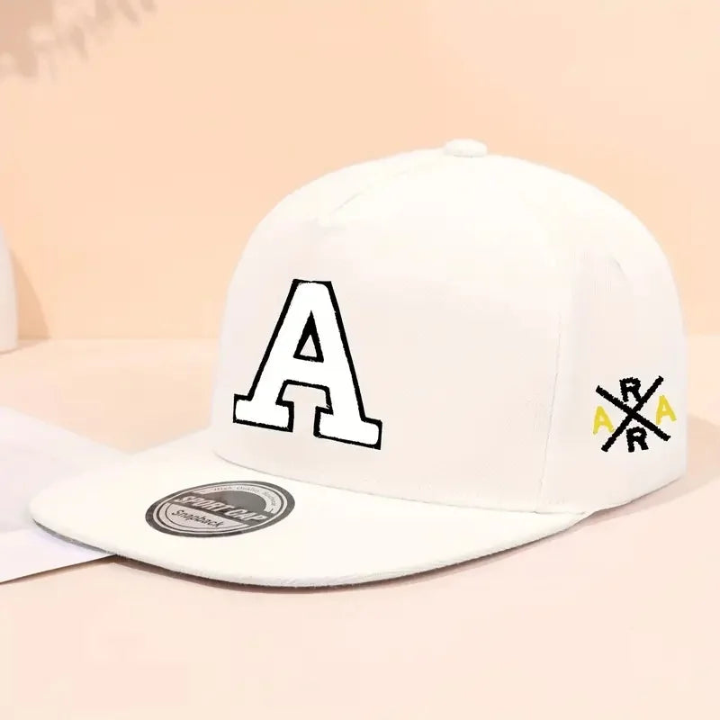 Hip Hop Letter Embroidered Baseball Cap – Adjustable Sun Hat for Men & Women