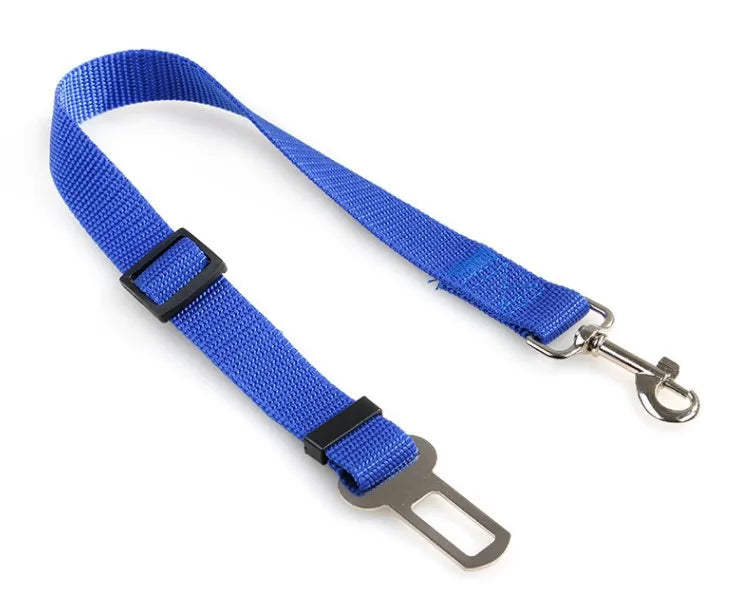 Adjustable Dog Cat Car Safety Belt Harness Leash
