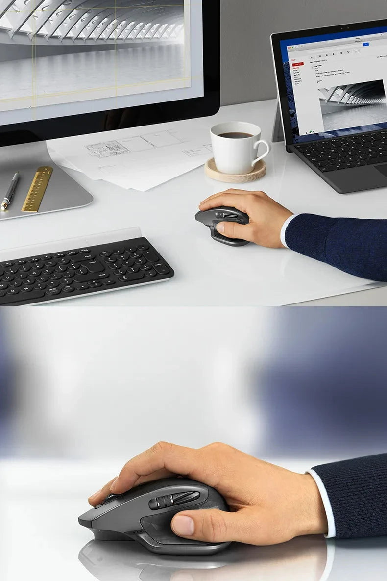 2026 MX Master 3S and MX Master 2S Wireless Bluetooth Mouse 2.4G 8000DPI Office Mouse for PC Laptop