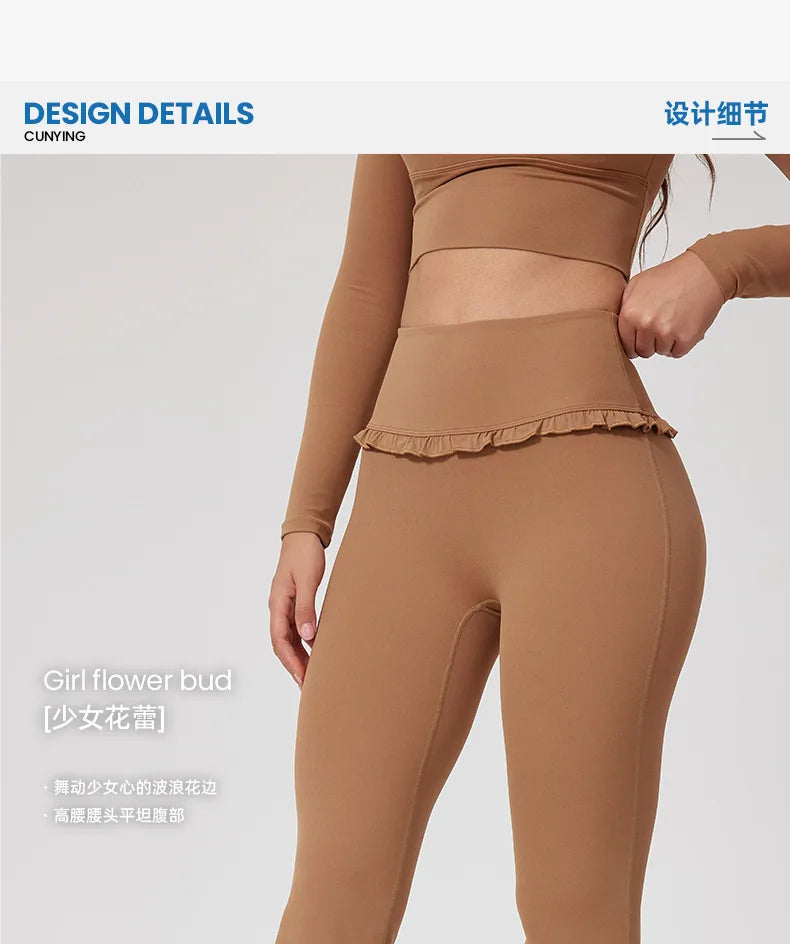 Women's Sportswear Yoga Set 2PCS Gym Clothes Yoga Suits For Women Fitness Set Tracksuits Yoga Long Sleeve Gym Flared Leggings