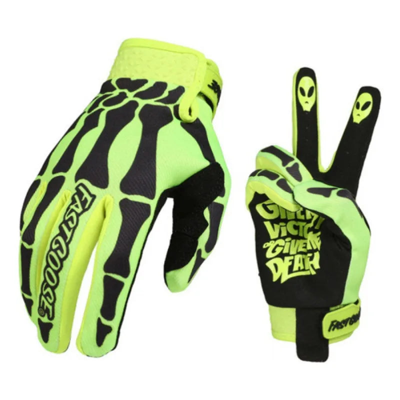 Motorcycle Off Road Racing Gloves Bicycles Cycling Sports Gloves Touchscreen Compatible Anti-Slip Riding Gloves for Motorcycle