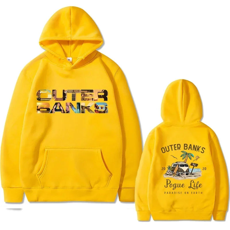 Unisex Hooded Sportswear Jacket - Harajuku Pattern Oversized Hoodie