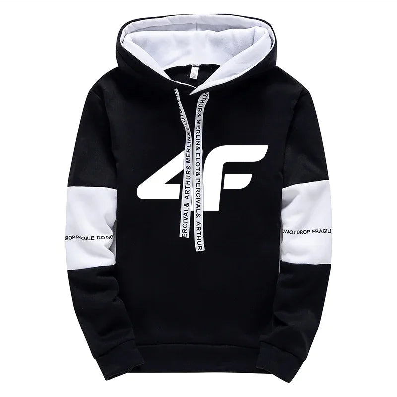 Men’s Hooded Tracksuit Sweatshirt – Long Sleeve Casual Activewear for Jogging & Daily Wear