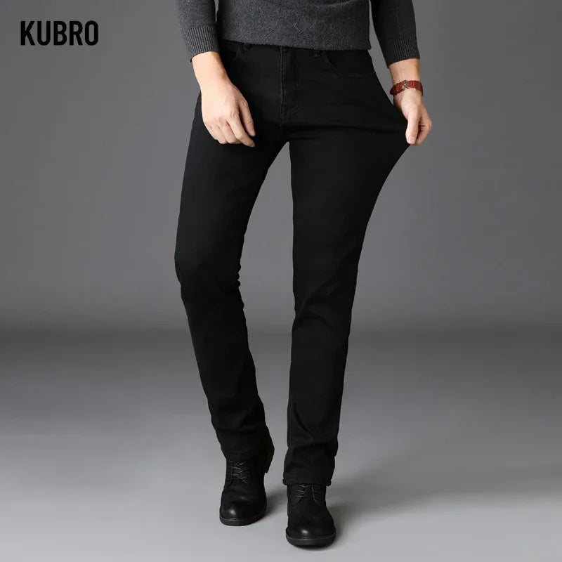 Men Classic Advanced Fashion Brand Jeans Jean Homme Man Soft Stretch Black Biker Masculino Denim Trousers Mens Pants Overalls - trendingshoping.com