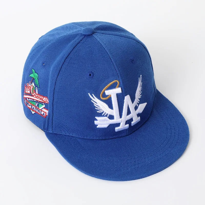 Hip Hop Flat Brim Baseball Cap – Summer Fashion Embroidered Letter Sunshade Hat