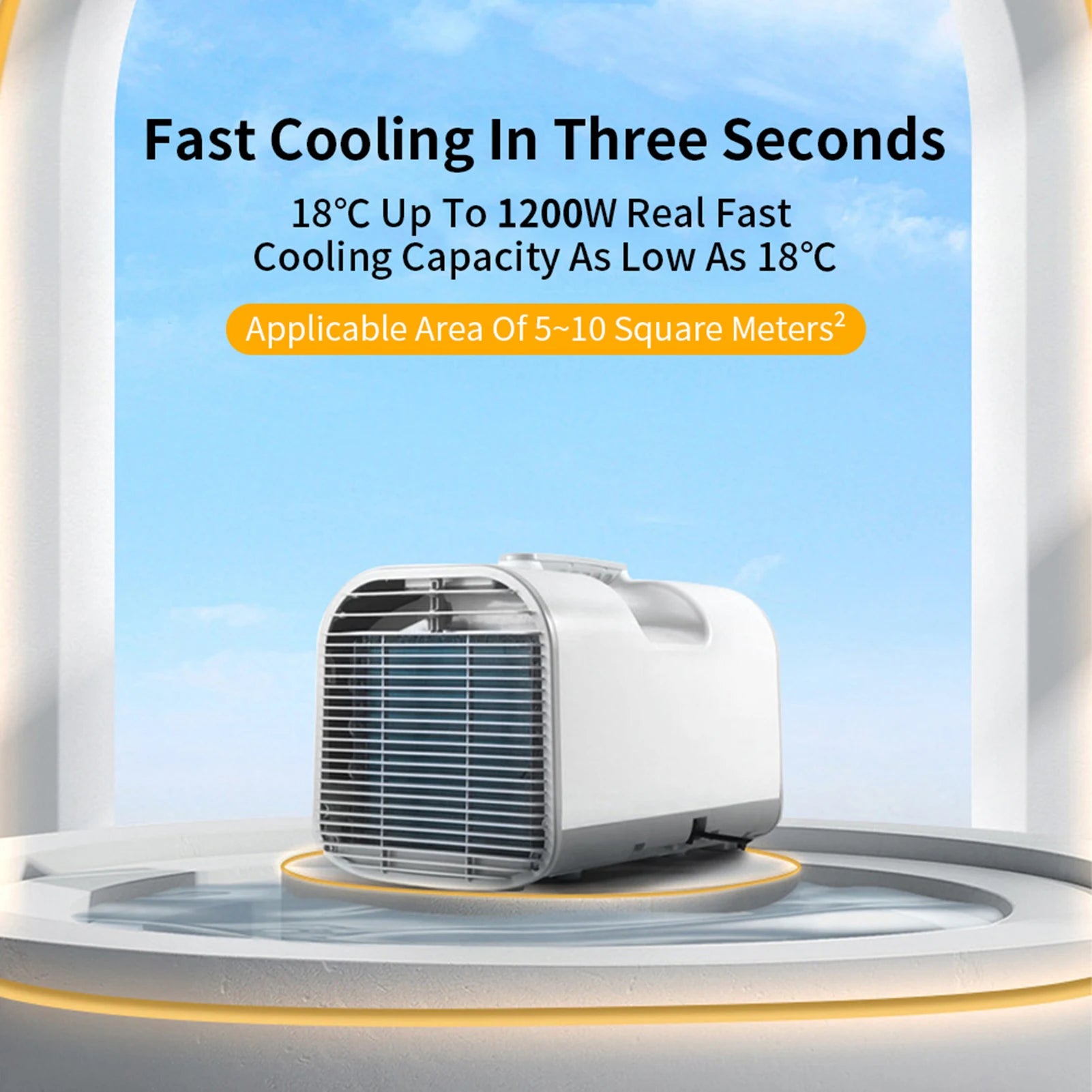 Portable Camping Air Conditioner Fast Cooling Mobile Tent Air Conditioner For RV Outdoor Use