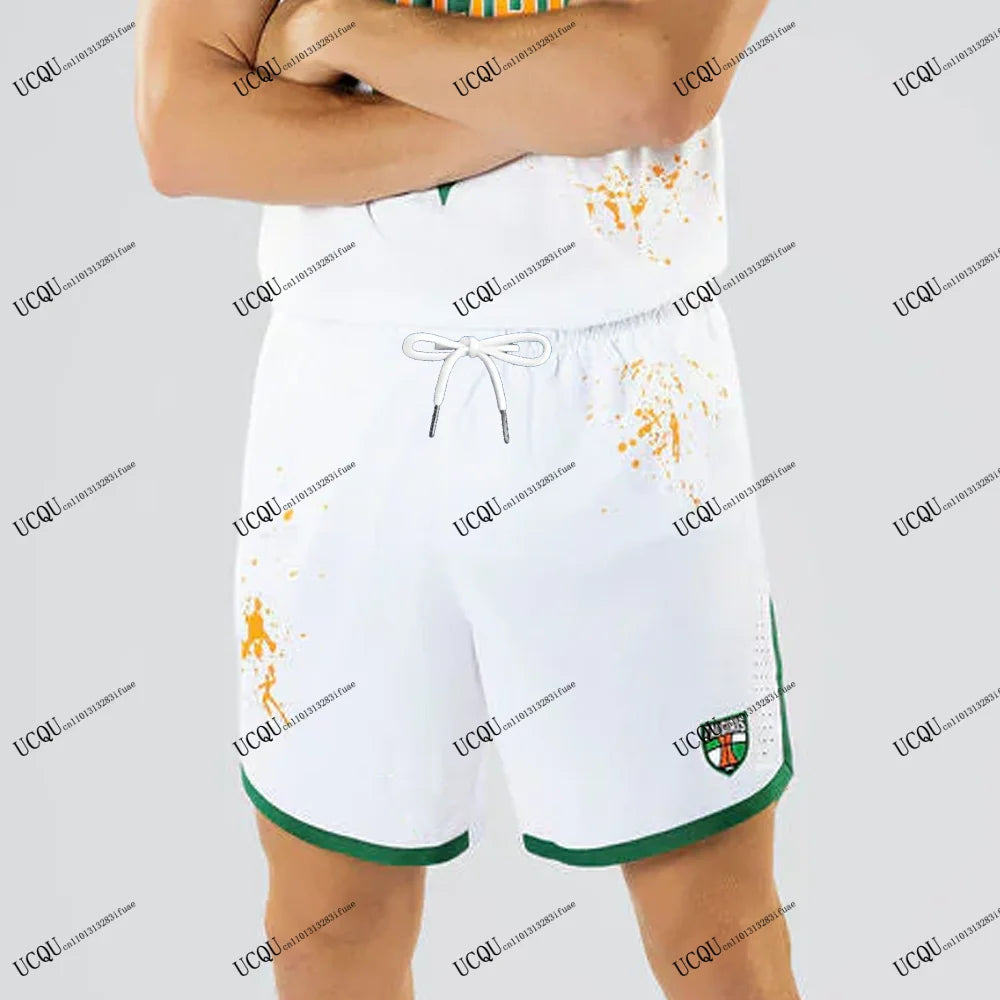 Lithuania Basketball Žalgiris Kaunas 2025-26 New Arrivals Drawstring Shorts Casual Sport Style Home Away Adult 3D Print Unisex