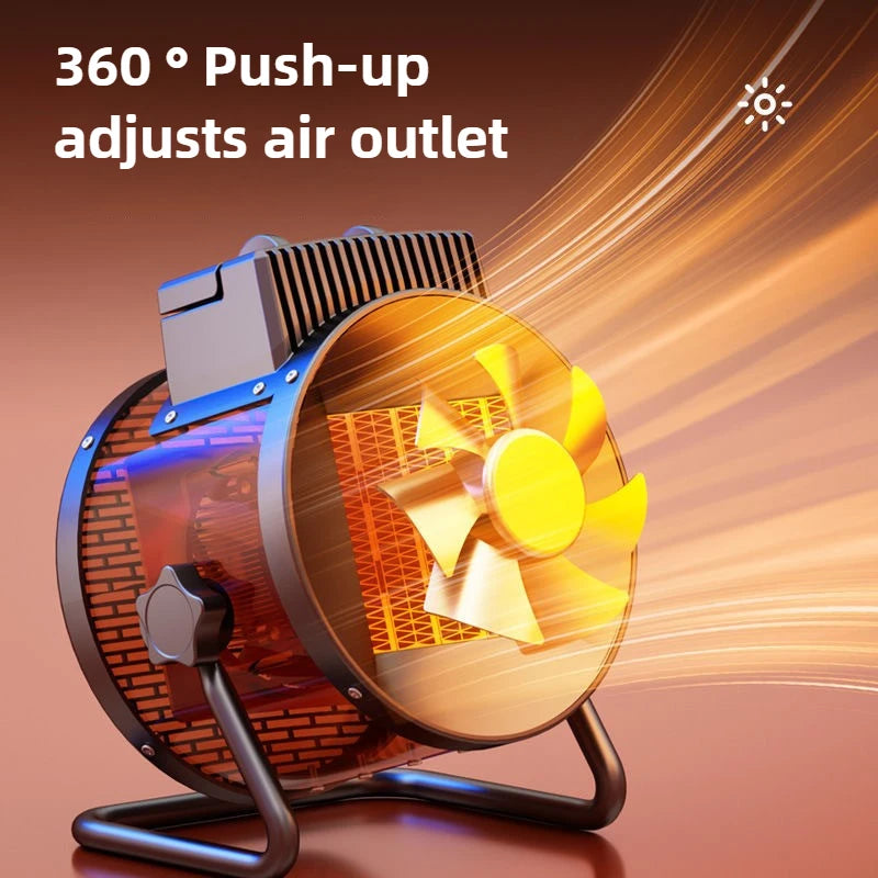 Smart Temperature-Controlled Fan Heater Fast Heating with Smart Thermostat Multi-Purpose Heater For Home And Commercial Use