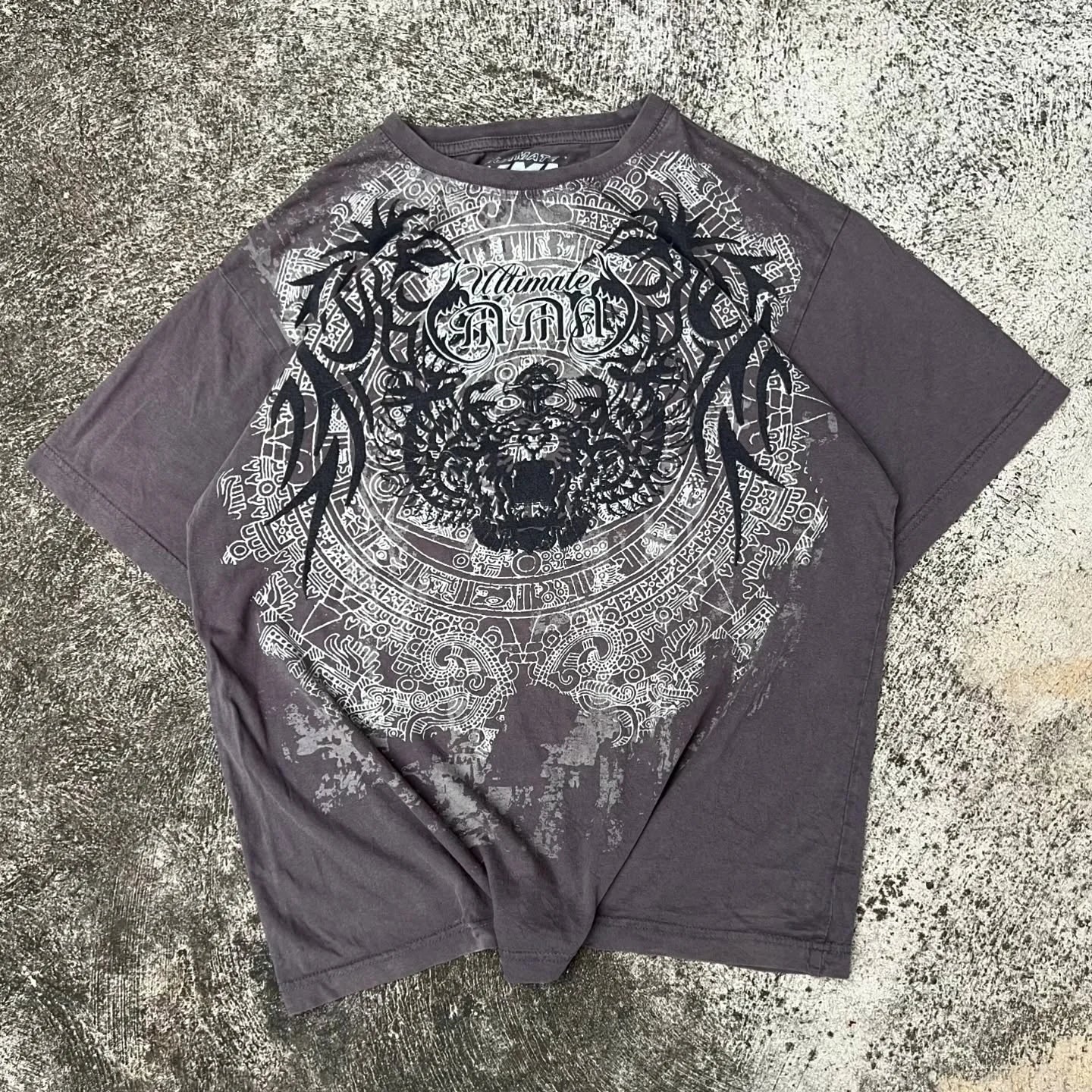 New Tapout Series T-Shirts Unisex Retro American Gothic Summer Casual Tops Hip-Hop Punk Printing Street Clothes