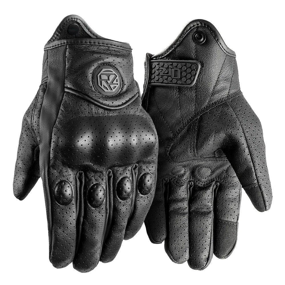 ORZ motorcycle riding gloves, goatskin, full-finger gloves, gloves for motorcycles, gloves