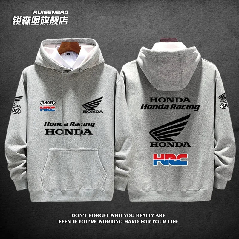 Honda Factory Racing Hoodie Unisex Autumn Winter Pullover