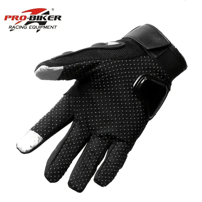 Touch Screen Motorcycle Gloves Breathable Anti Slip Sports Riding Gloves