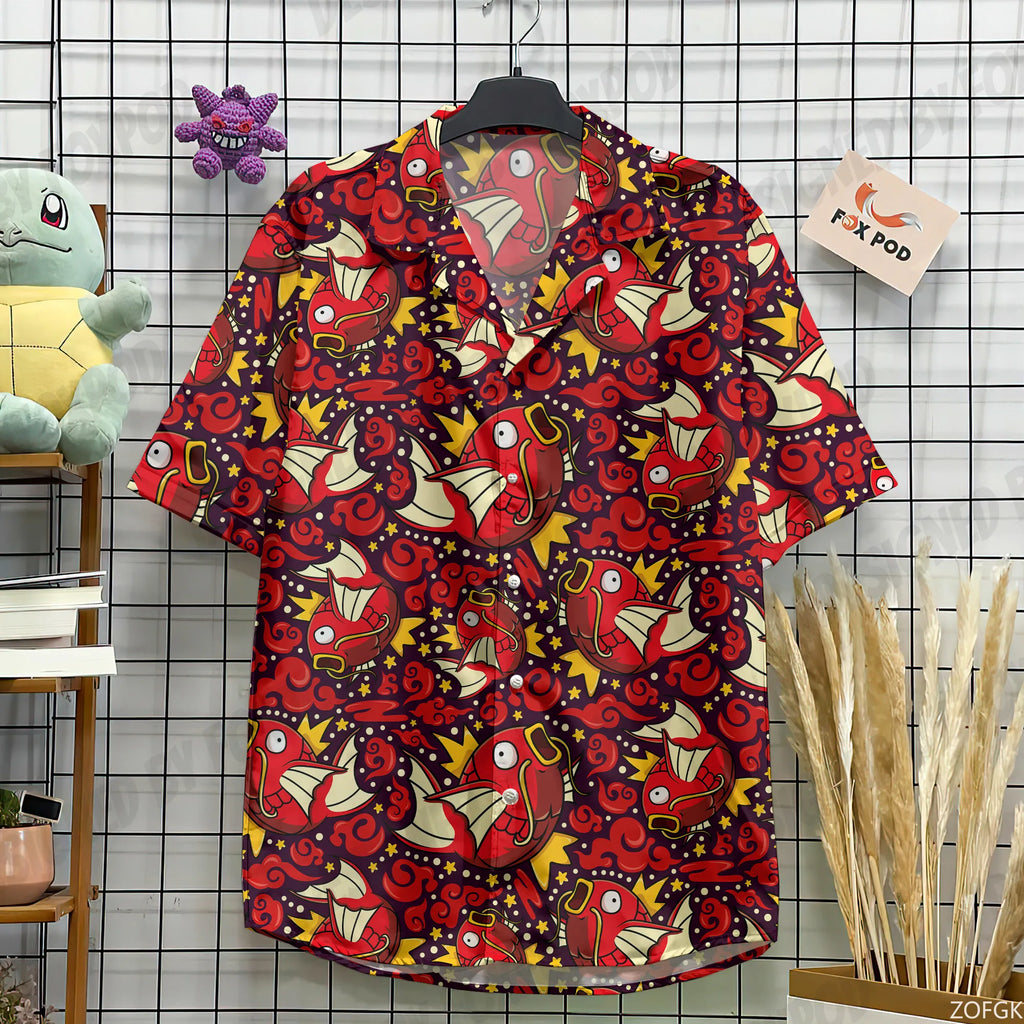 Men's Hawaiian Shirts For Men Casual Cartoon 3D Printed Shirts Loose Short-sleeve Beach Blouses Oversize Tops Camicias homme