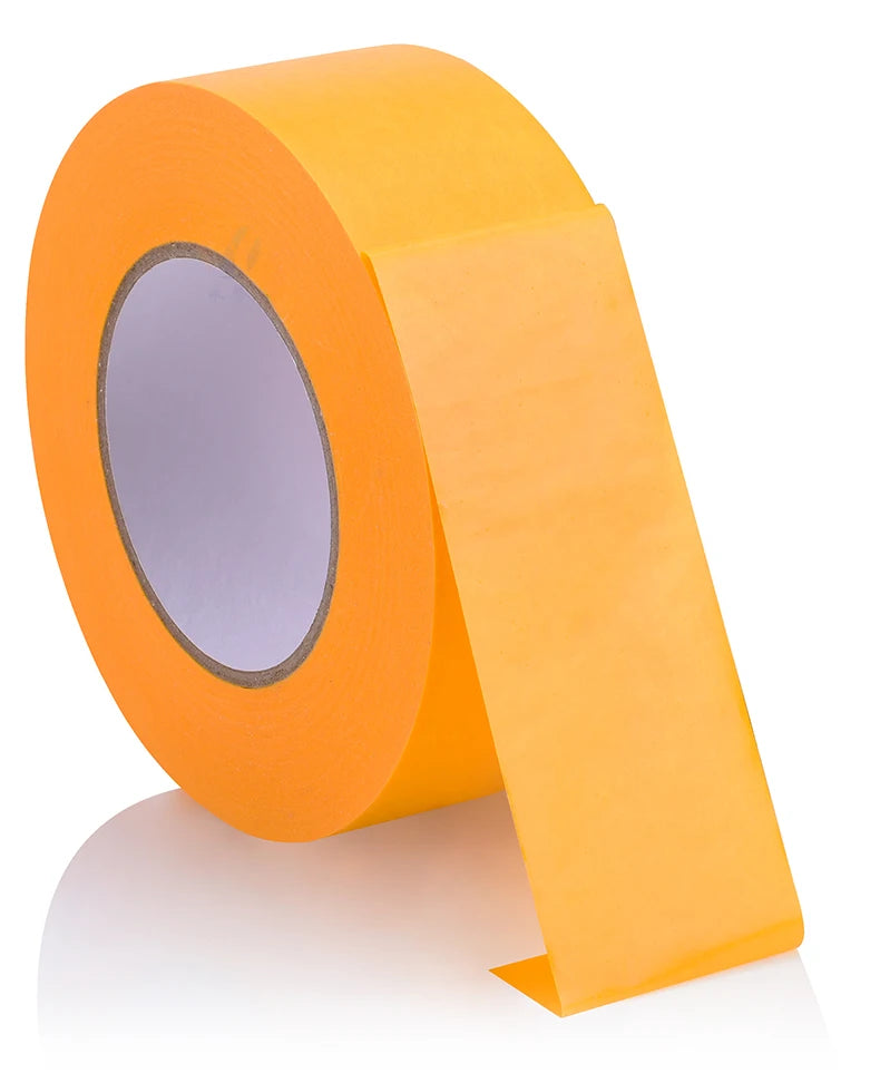 yellow Adhesive Masking Tape | Textured Paper for Car Paint & Decorationting Model Tool