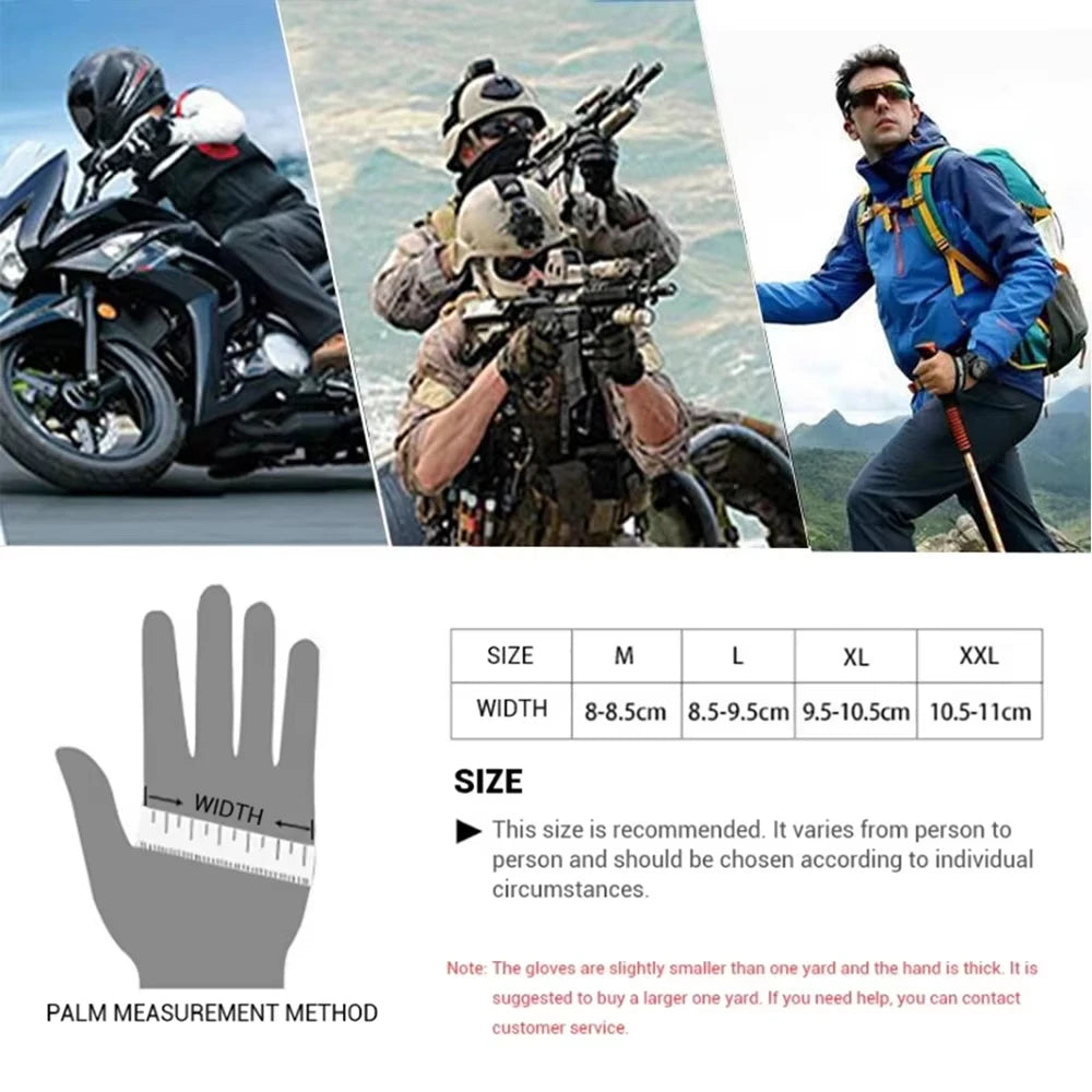 Motorcycle Gloves Full Finger Breathable Touch Screen Off Road Riding Gloves