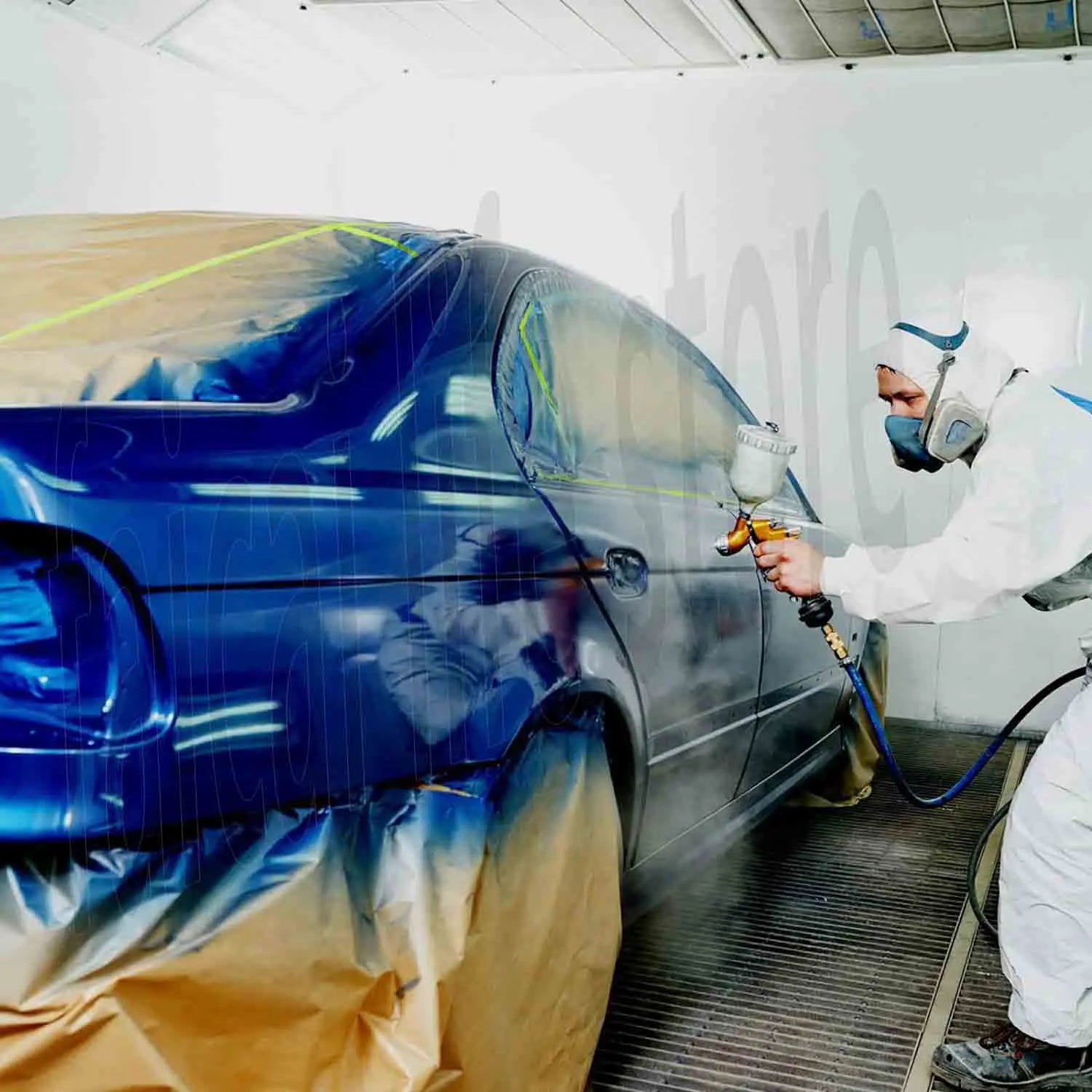 Masking Paper Pre-Taped | Protective Covering for Walls, Cars & Painting Projects