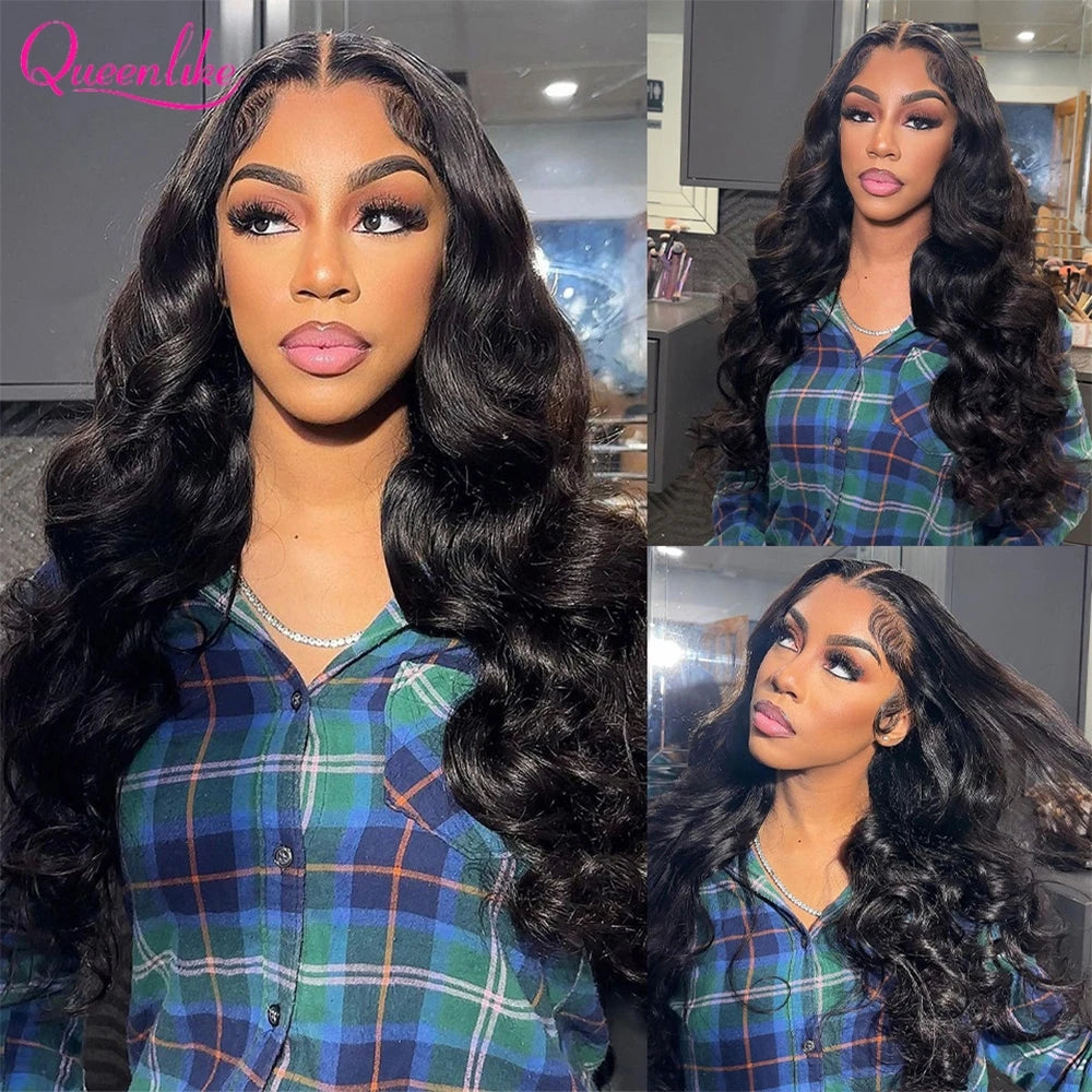 Queenlike 24 24 24 Inch Body Wave Bundles Human Hair 12A Brazilian Raw Hair Weave Bundles 1/3 PCS Human Hair Bundles Extensions - trendingshoping.com